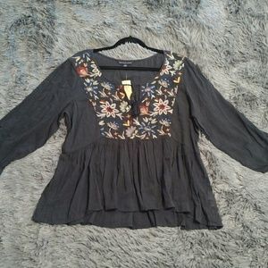 3 for 20$ Nwt! American Eagle L navy blue top